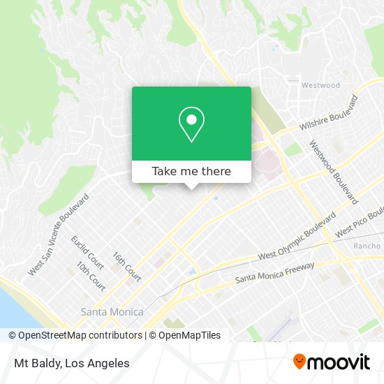 Mapa de Mt Baldy