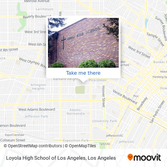 Loyola High School of Los Angeles map