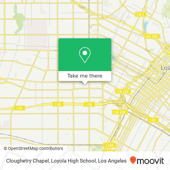 Cloughetry Chapel, Loyola High School map