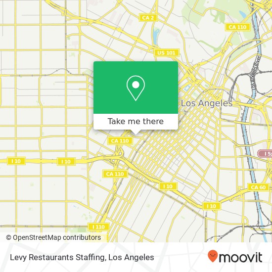 Levy Restaurants Staffing map