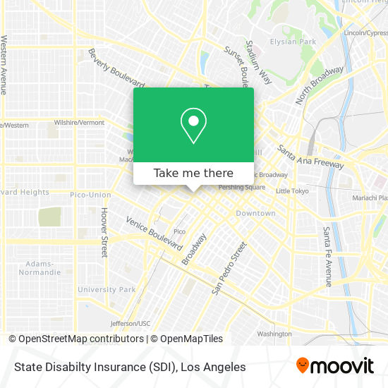 Mapa de State Disabilty Insurance (SDI)