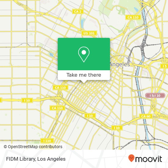 FIDM Library map