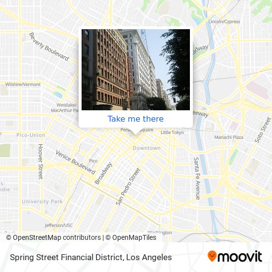 Spring Street Financial District map