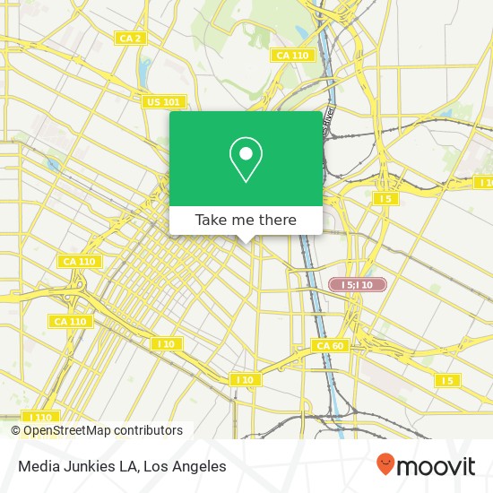 Media Junkies LA map