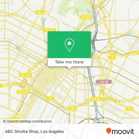 Mapa de ABC Smoke Shop