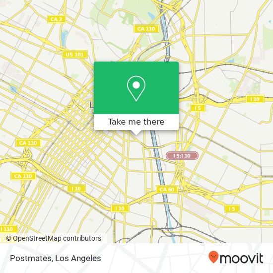 Postmates map