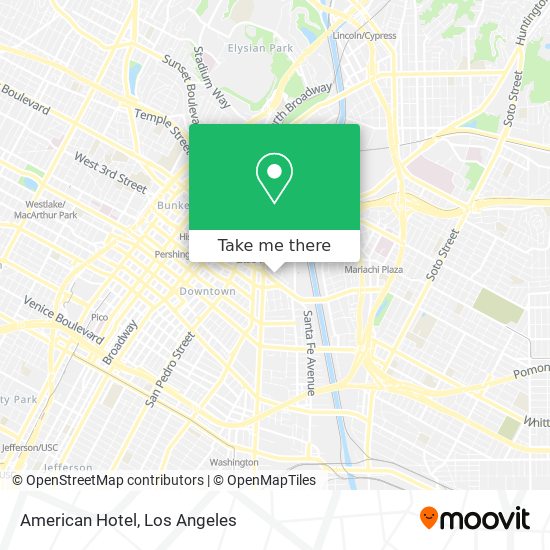 American Hotel map