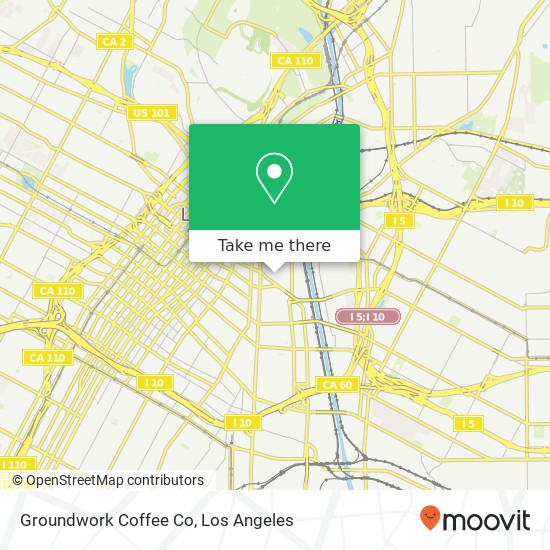 Mapa de Groundwork Coffee Co