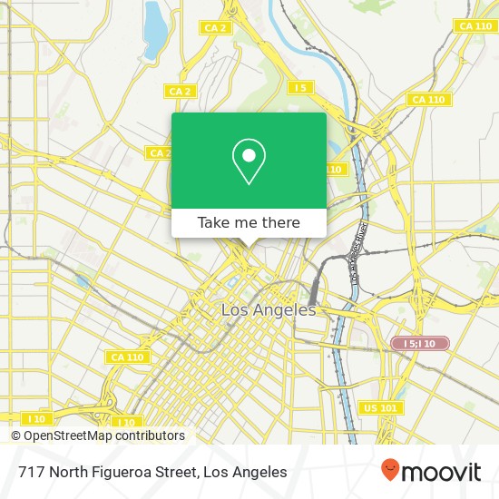 717 North Figueroa Street map