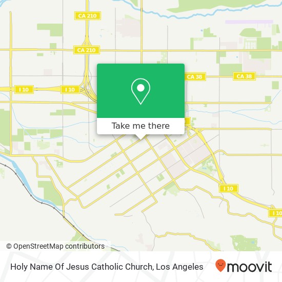 Holy Name Of Jesus Catholic Church map