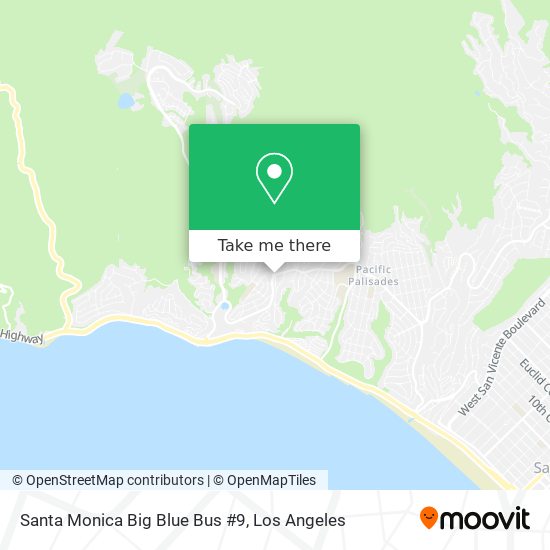 Mapa de Santa Monica Big Blue Bus #9