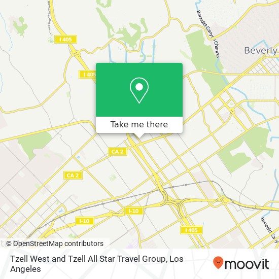 Mapa de Tzell West and Tzell All Star Travel Group