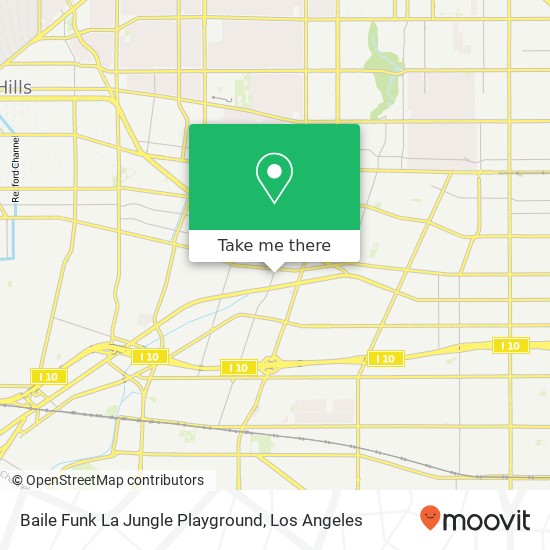 Baile Funk La Jungle Playground map