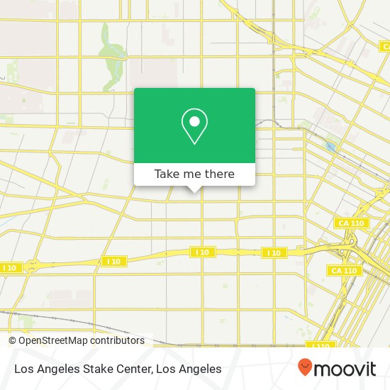 Mapa de Los Angeles Stake Center