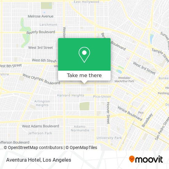 Aventura Hotel map