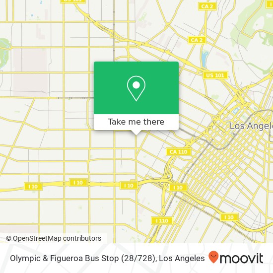 Olympic & Figueroa Bus Stop (28 / 728) map