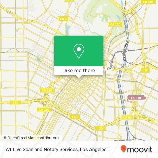 A1 Live Scan and Notary Services map