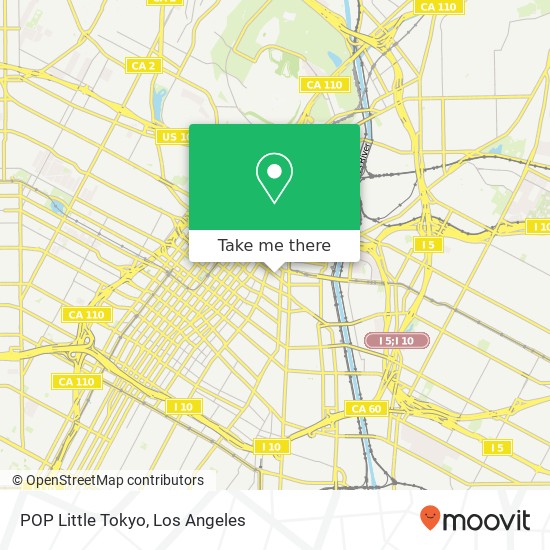 Mapa de POP Little Tokyo