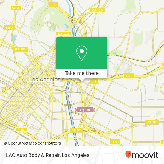 LAC Auto Body & Repair map