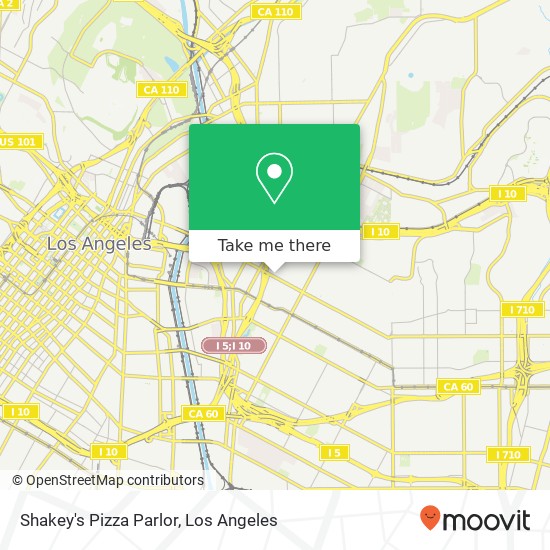 Shakey's Pizza Parlor map