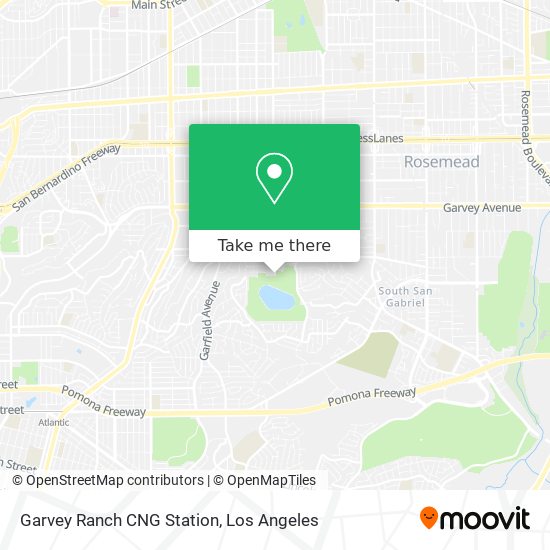 Garvey Ranch CNG Station map