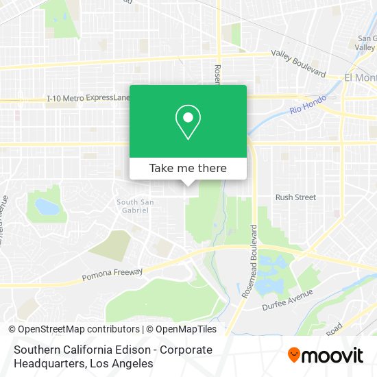 Mapa de Southern California Edison - Corporate Headquarters