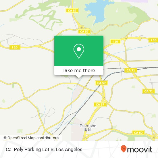 Cal Poly Parking Lot B map