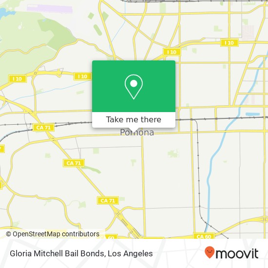 Mapa de Gloria Mitchell Bail Bonds