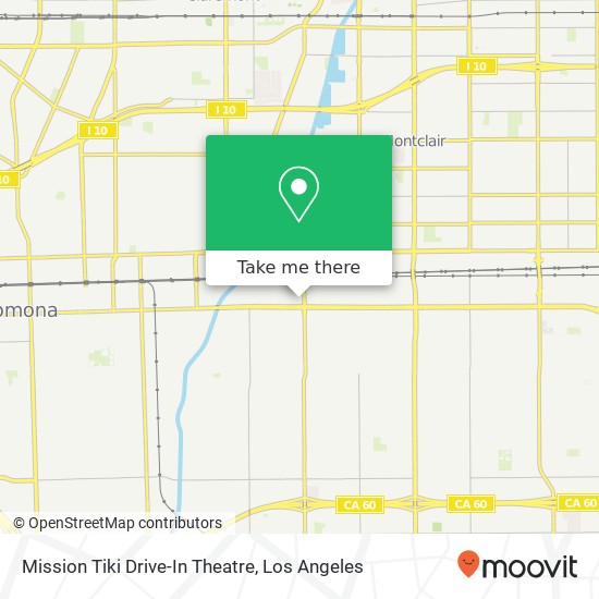 Mapa de Mission Tiki Drive-In Theatre