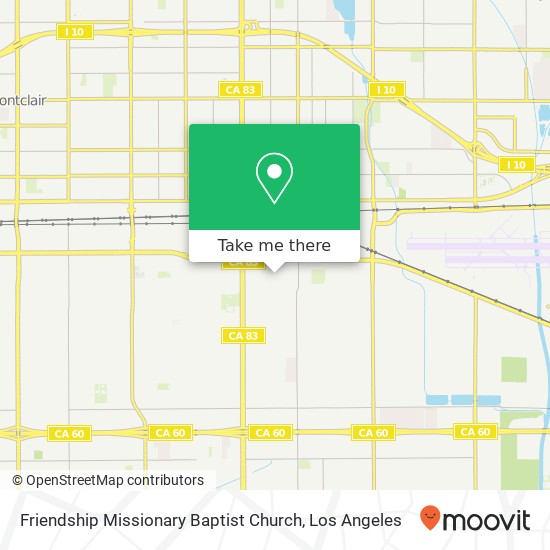 Mapa de Friendship Missionary Baptist Church