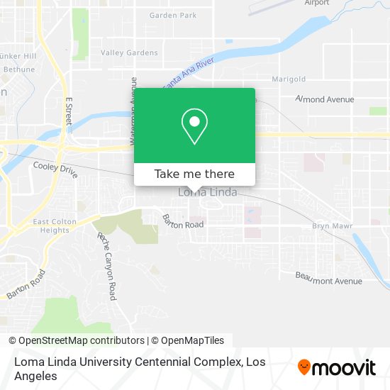 Loma Linda University Centennial Complex map