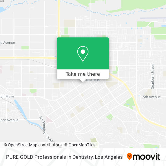 PURE GOLD Professionals in Dentistry map