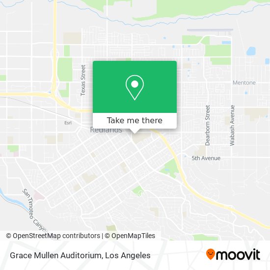 Mapa de Grace Mullen Auditorium