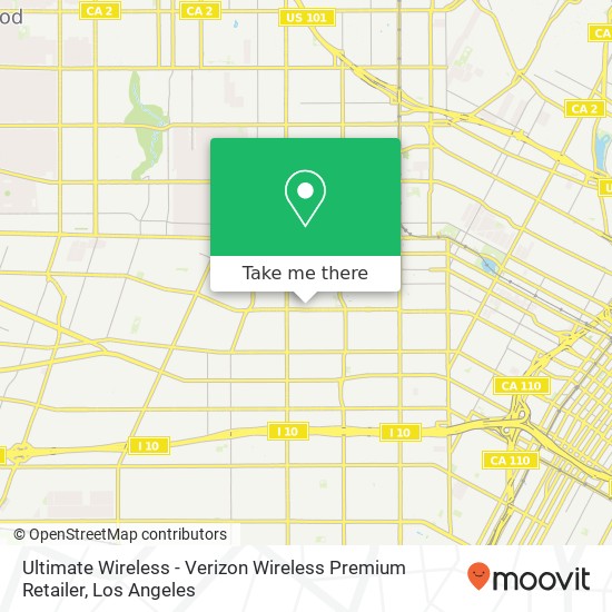 Mapa de Ultimate Wireless - Verizon Wireless Premium Retailer