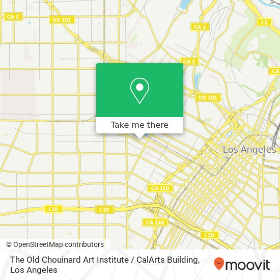 The Old Chouinard Art Institute / CalArts Building map