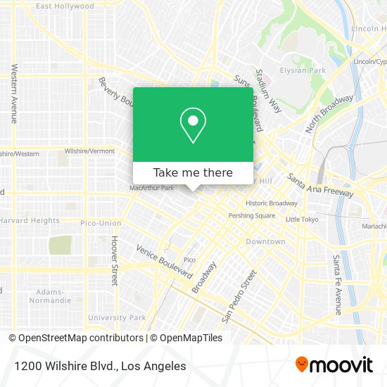 1200 Wilshire Blvd. map