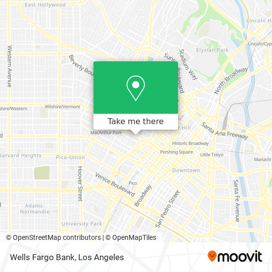 Wells Fargo Bank map