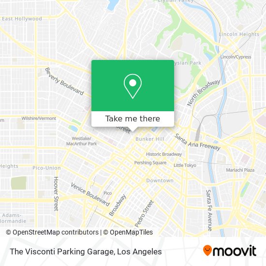 Mapa de The Visconti Parking Garage