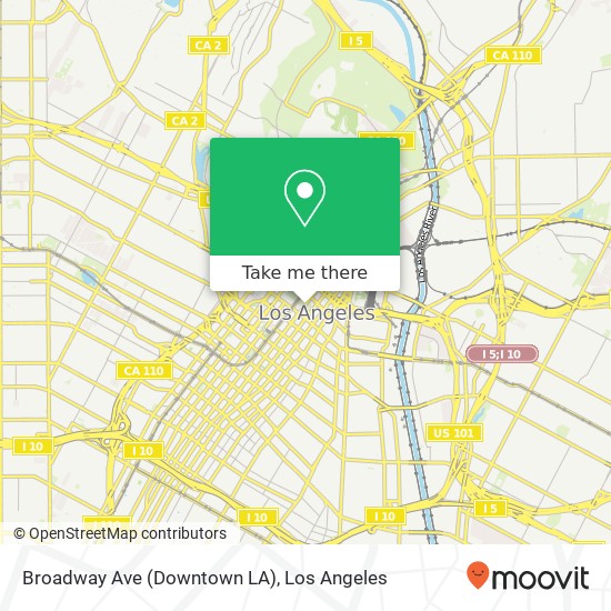 Broadway Ave (Downtown LA) map