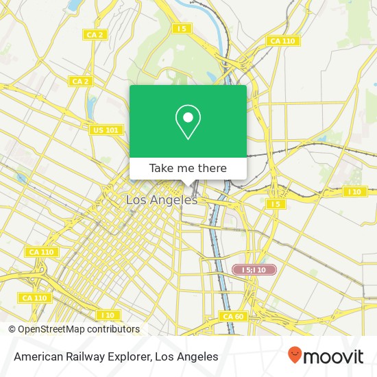 American Railway Explorer map