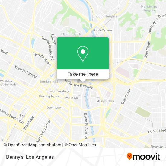 Denny's map
