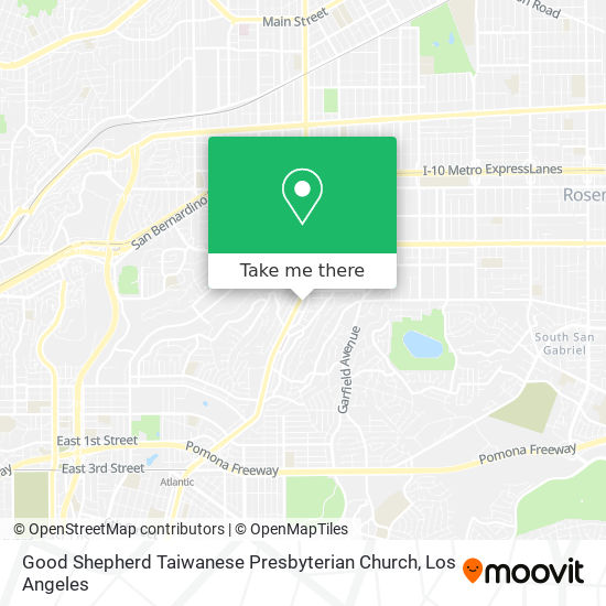 Good Shepherd Taiwanese Presbyterian Church map