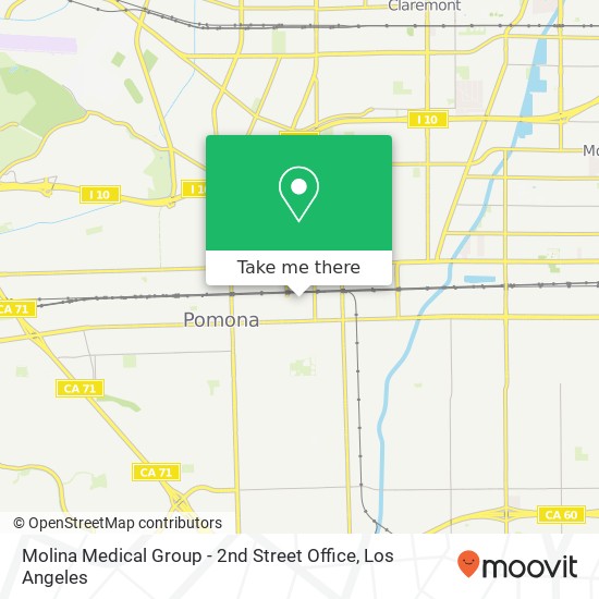 Molina Medical Group - 2nd Street Office map