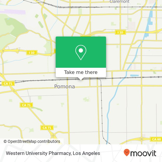 Western University Pharmacy map