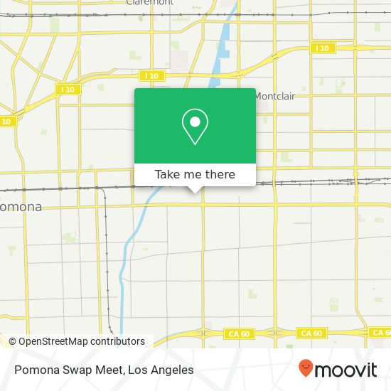 Pomona Swap Meet map