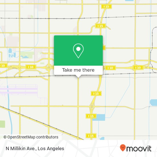 N Millikin Ave. map
