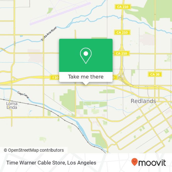 Time Warner Cable Store map