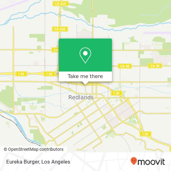 Eureka Burger map