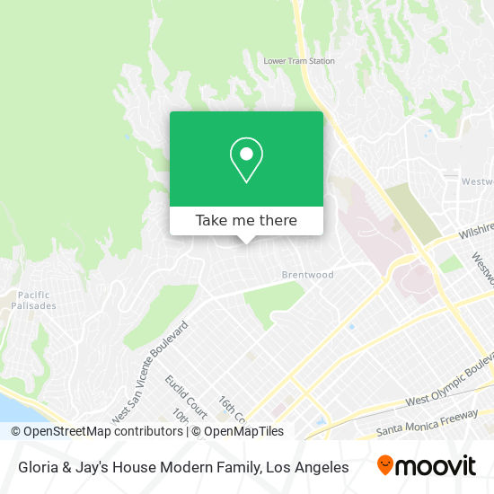 Gloria & Jay's House Modern Family map