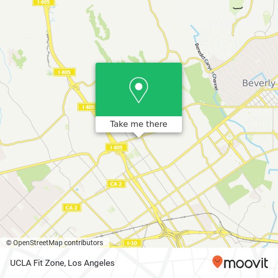 Mapa de UCLA Fit Zone